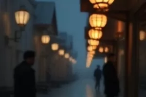 星港迷航科幻电影封面，太空舱与星云背景
