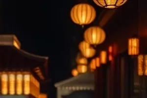 长夜微光剧情电影封面，城市夜景与出租车灯影